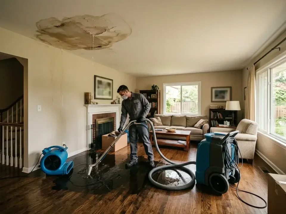 attic-pipe-burst-ceiling-drip-008 — frequently asked questions, Water Damage Restoration & Carpet Care in Haworth, NJ